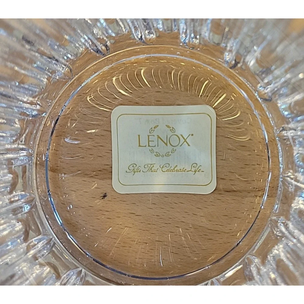 Lenox Crystal Covered Box Candy Dish w/ lid- # 6344964 - 7